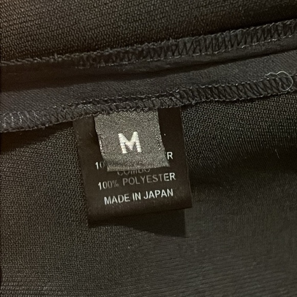 ADEAM Black V-Neck Short Sleeve Pleated Asymmetric Hem Long Tent Dress M - Picture 13 of 16